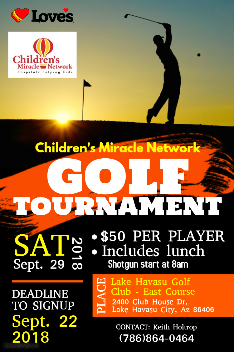 Children’s Miracle Network Golf Tournament Lake Havasu Golf Club